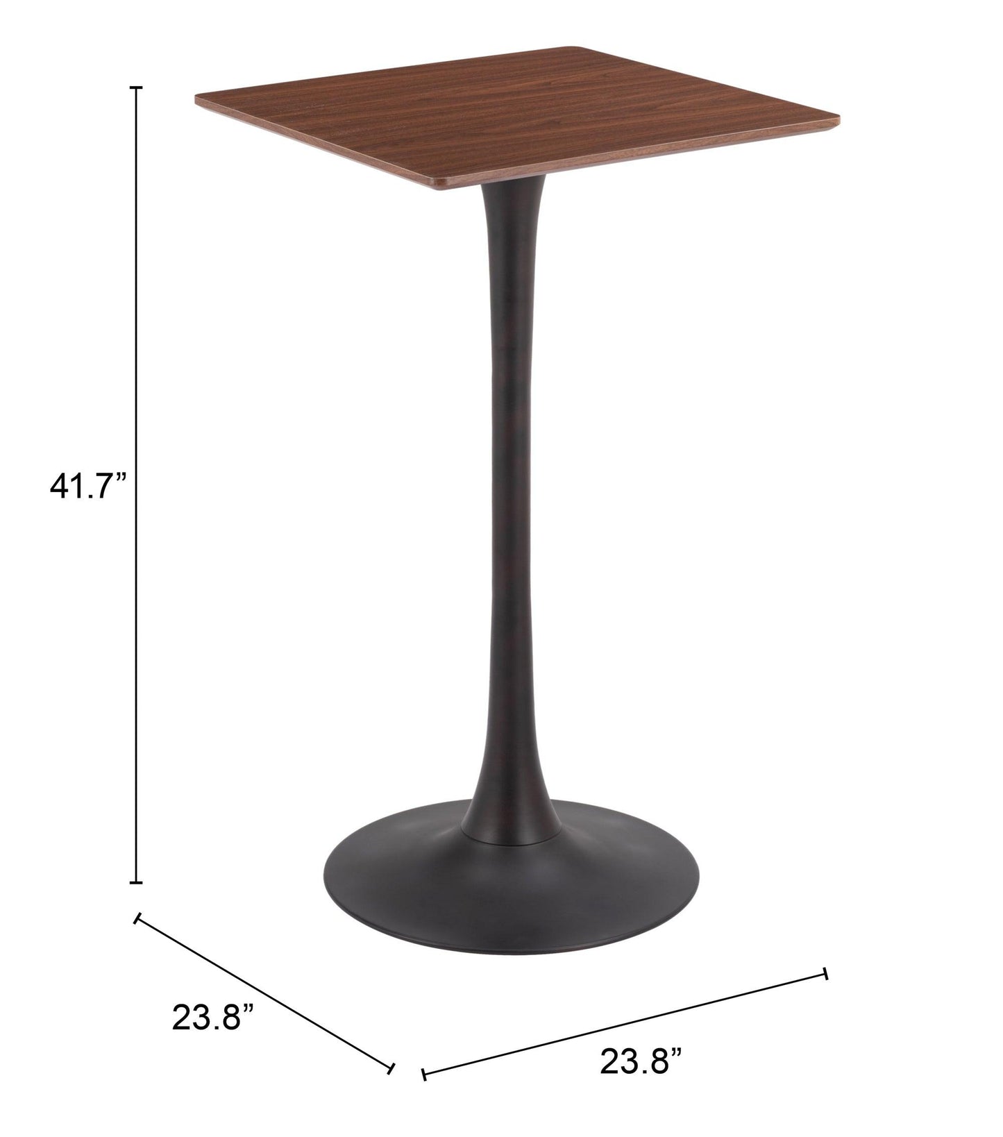 Valleta Bar Table Brown