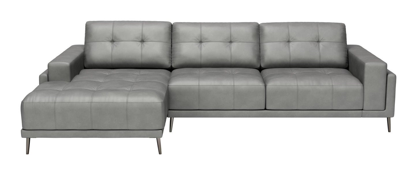 Bliss LAF Chaise Sectional Gray