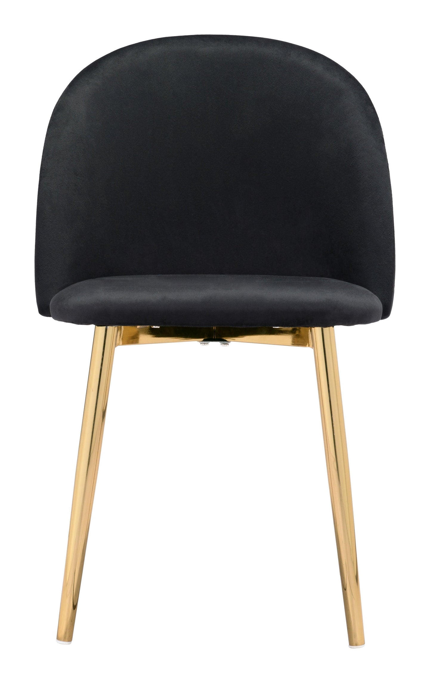 Cozy Dining Chair (Set of 2) Black & Gold