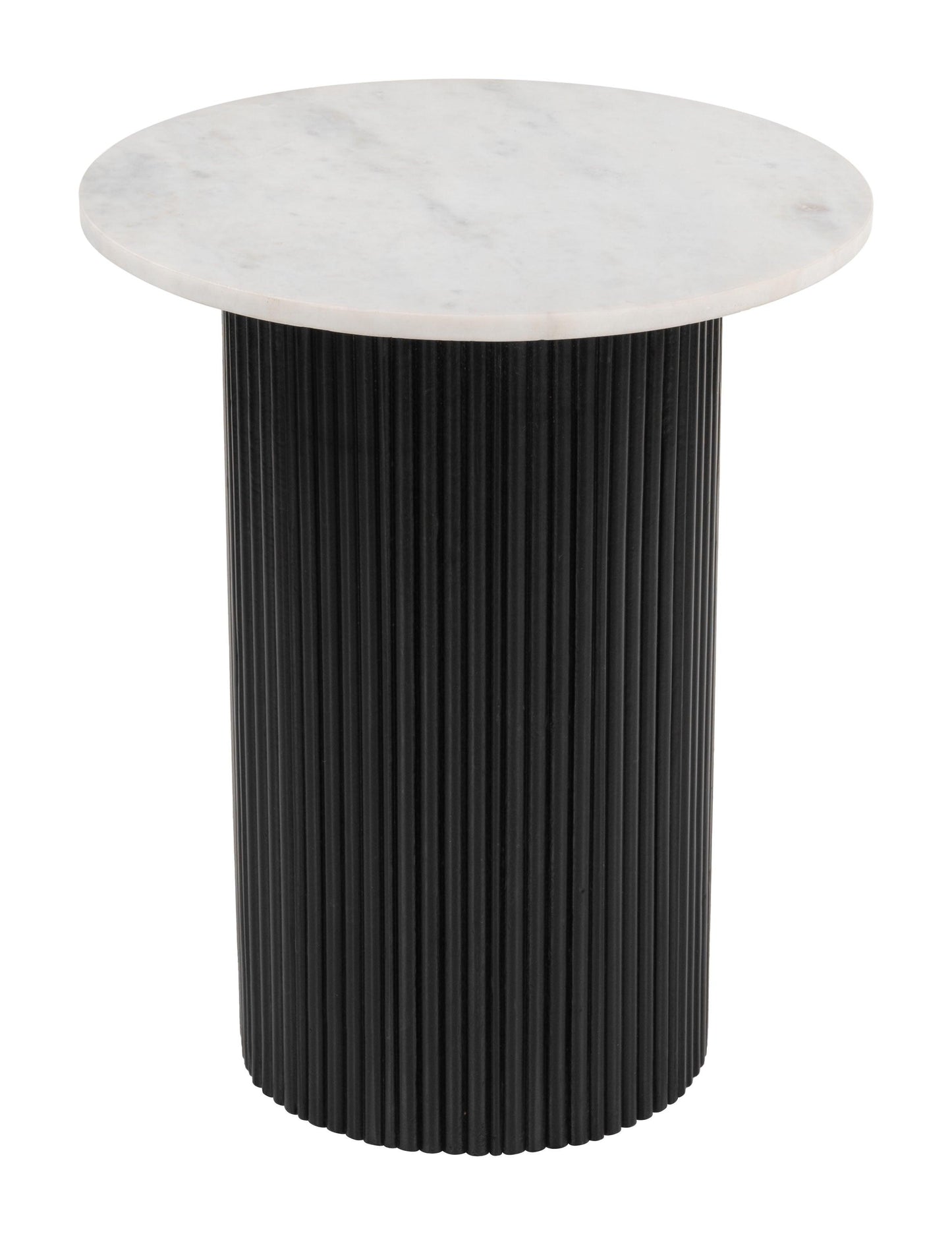 Izola Side Table White & Black