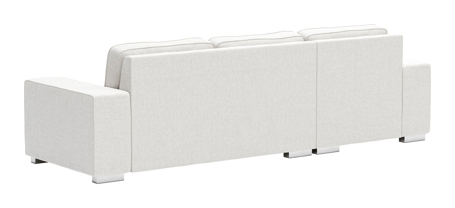 Brickell Sectional White