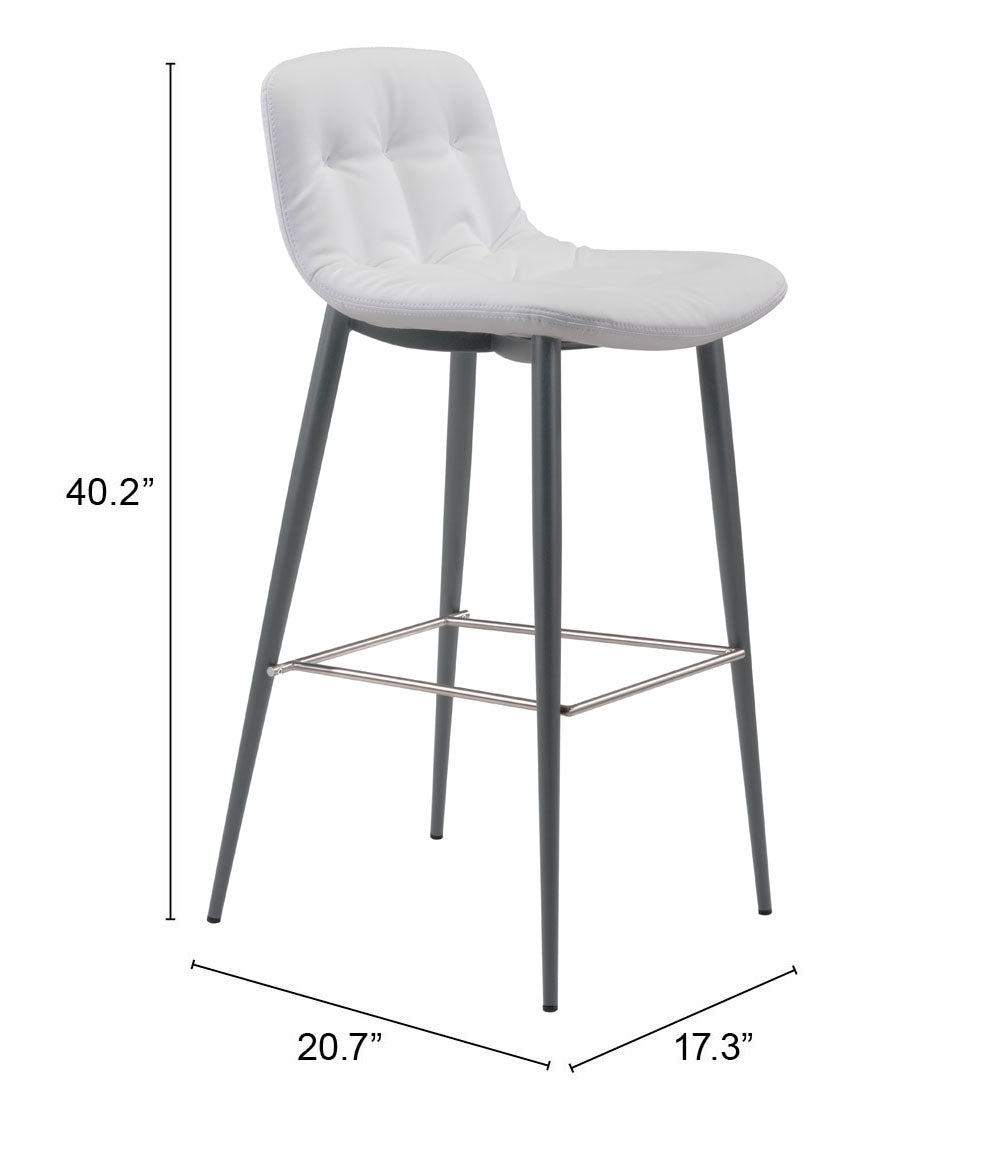 Tangiers Barstool (Set of 2) White