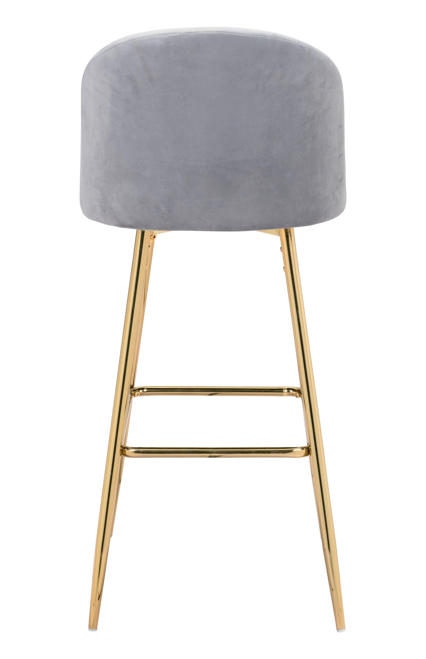 Cozy Barstool Gray & Gold