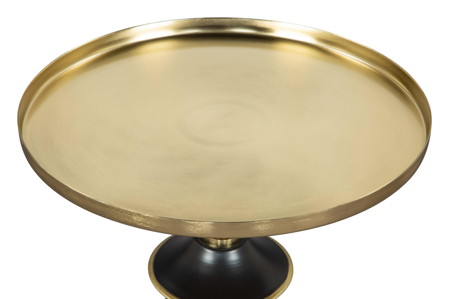 Donahue Side Table Gold & Black