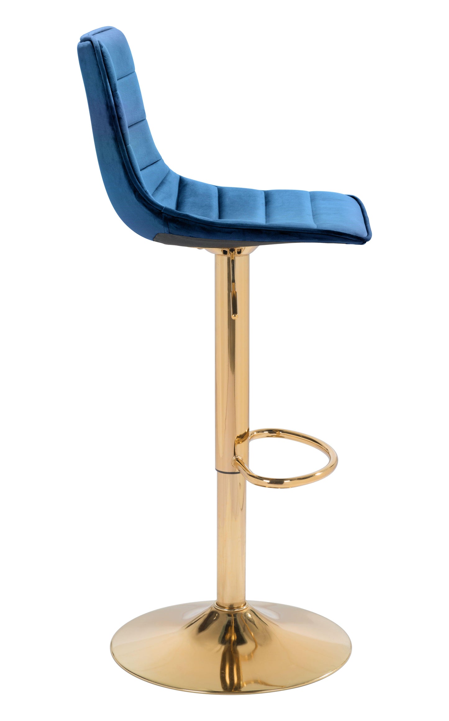 Prima Barstool Dark Blue & Gold