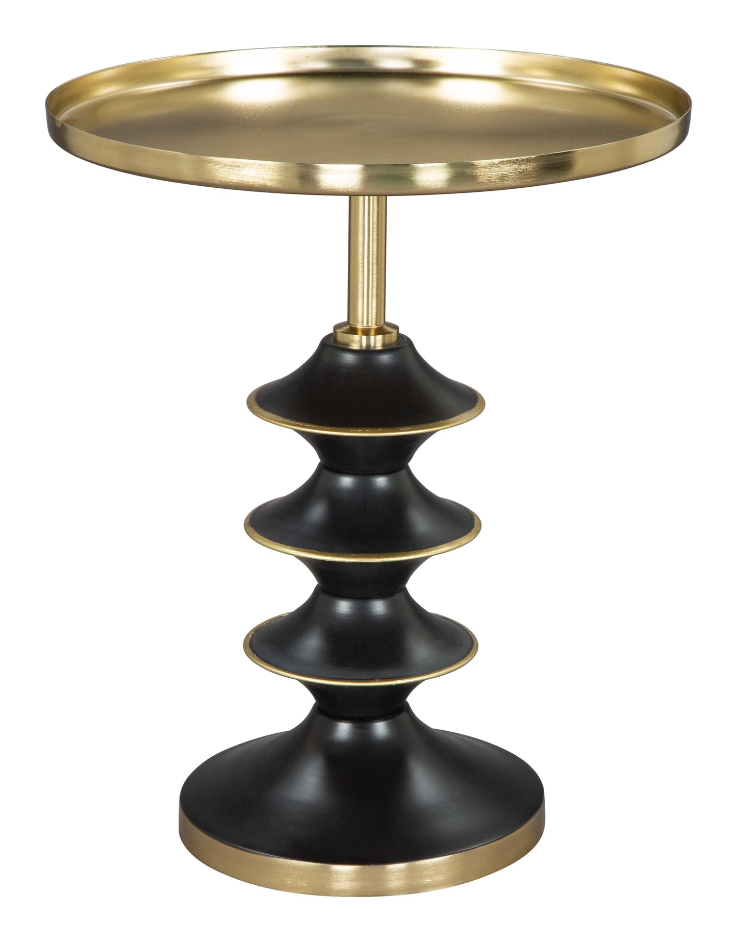 Donahue Side Table Gold & Black