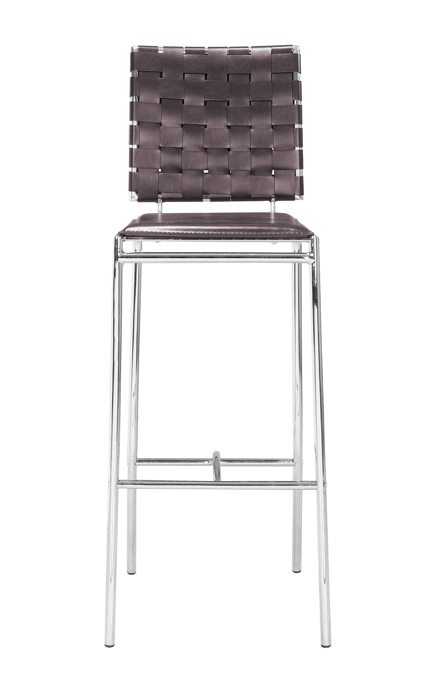 Criss Cross Barstool (Set of 2) Espresso