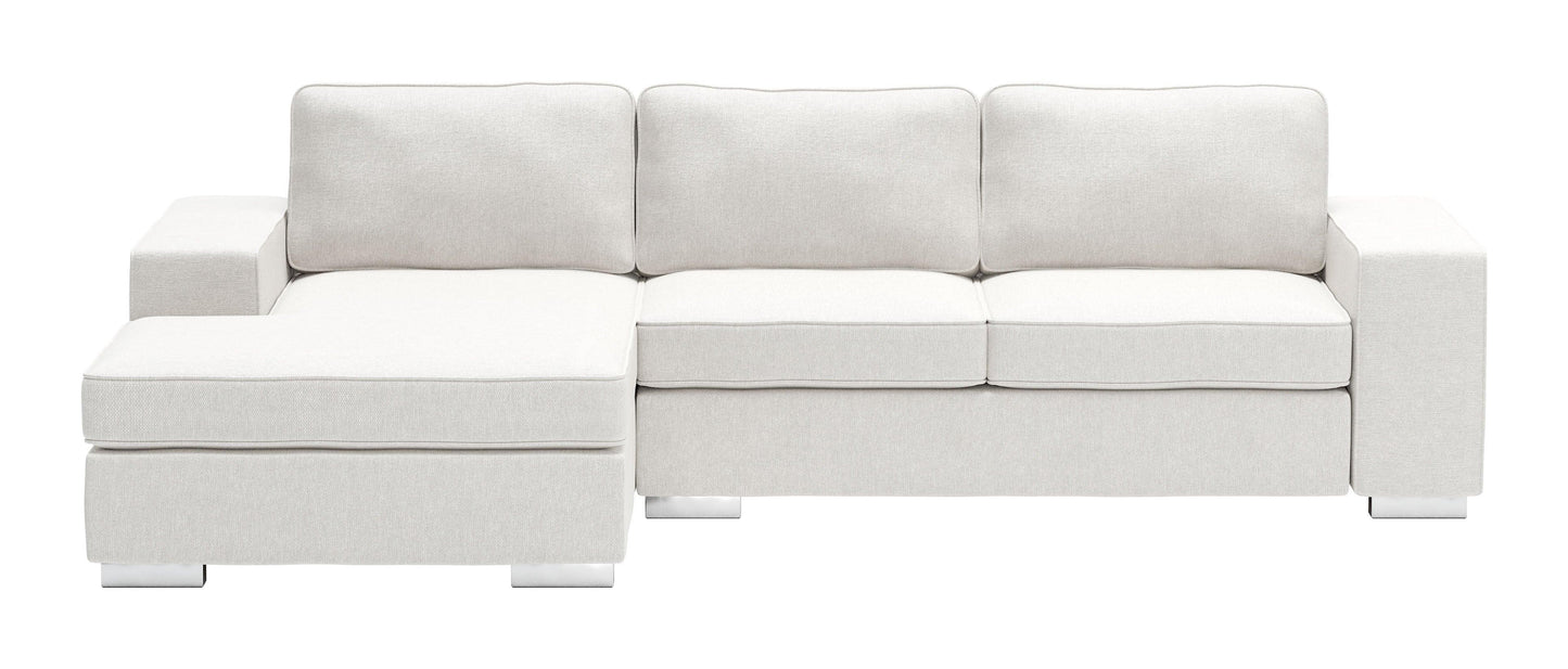 Brickell Sectional White