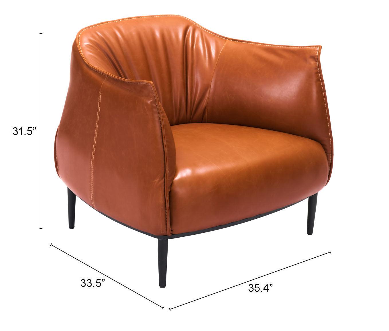 Julian Accent Chair Brown