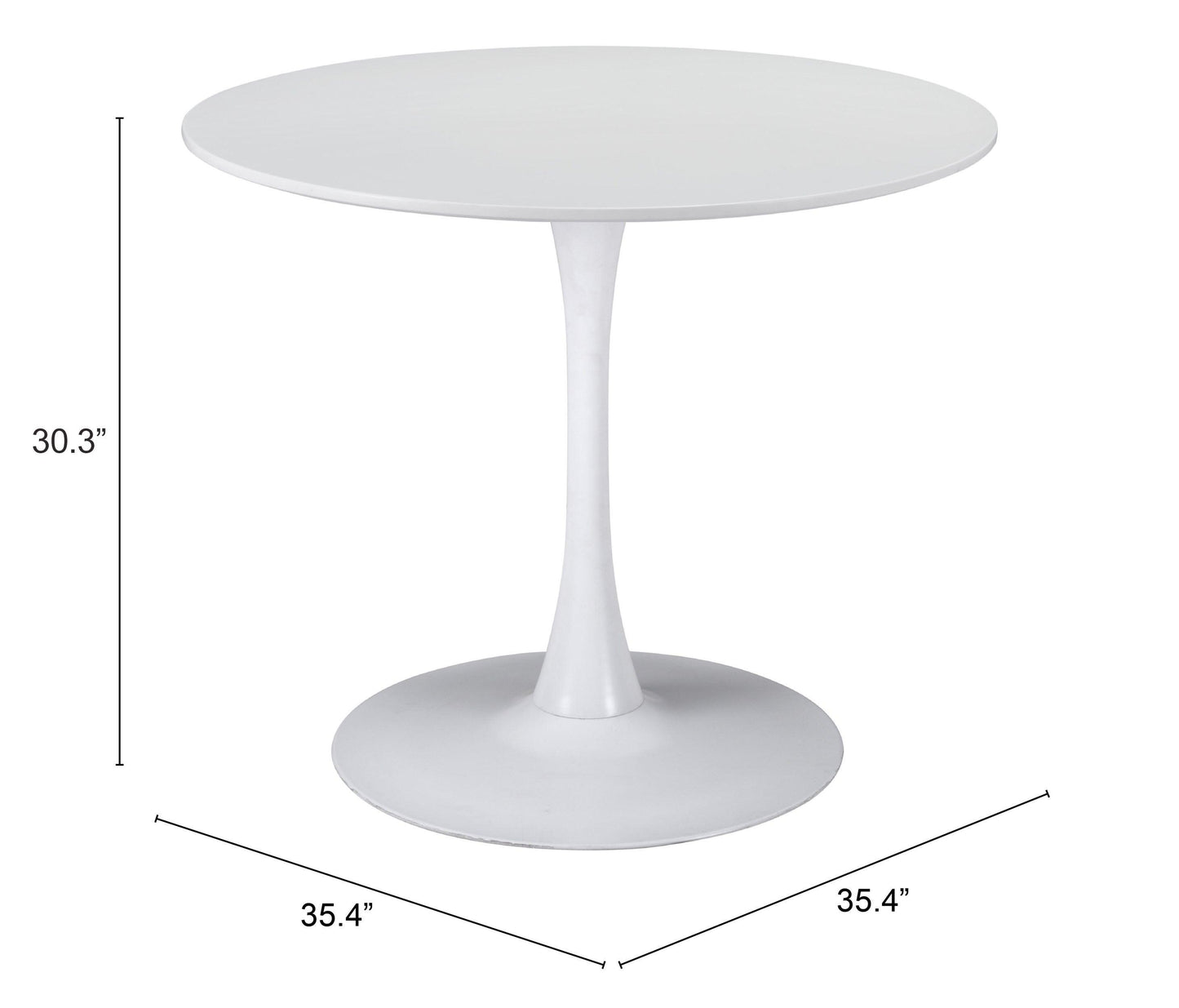 Opus Dining Table White