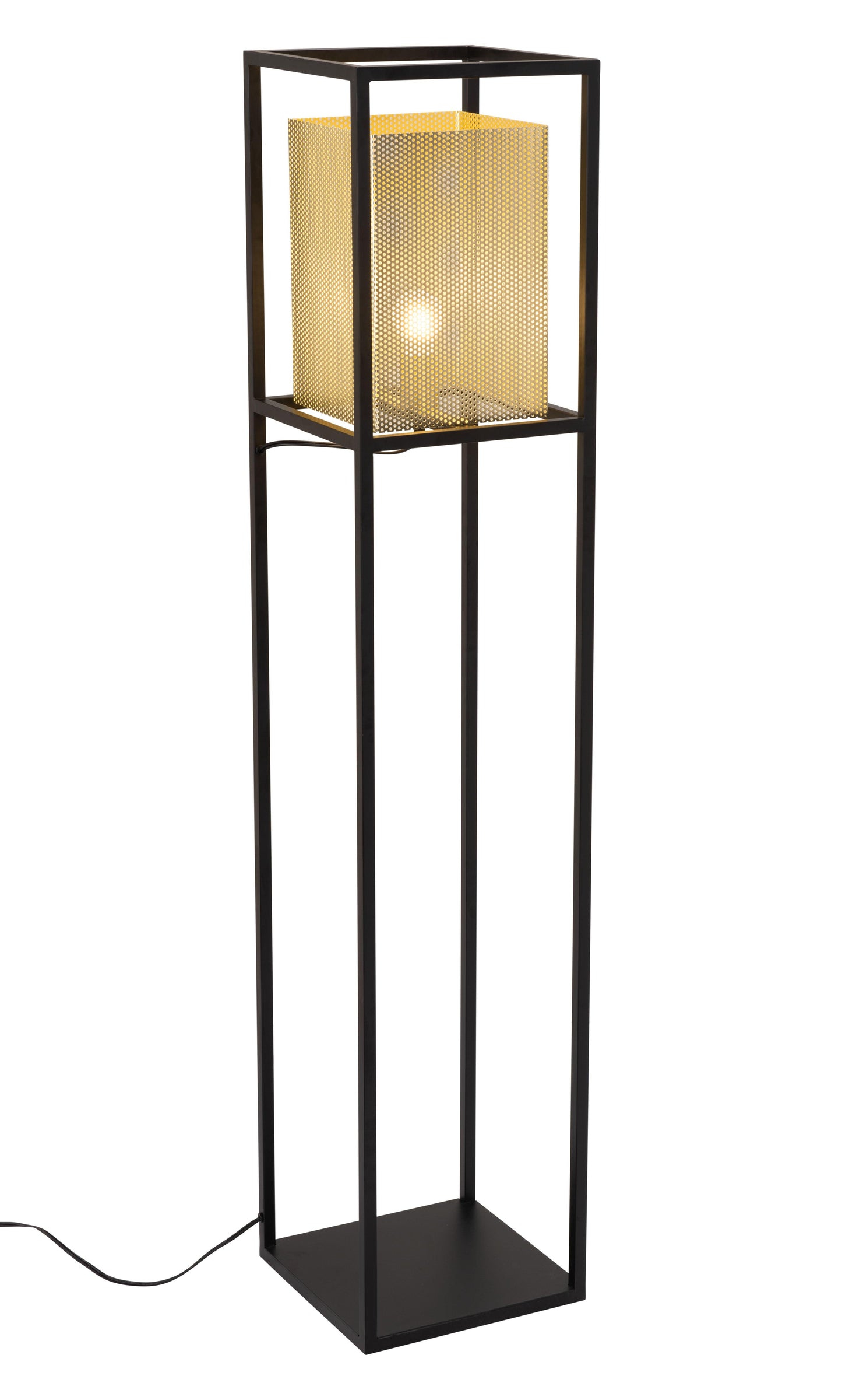 Yves Floor Lamp Gold & Black